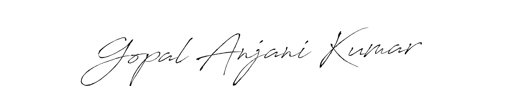 The best way (Antro_Vectra) to make a short signature is to pick only two or three words in your name. The name Gopal Anjani Kumar include a total of six letters. For converting this name. Gopal Anjani Kumar signature style 6 images and pictures png