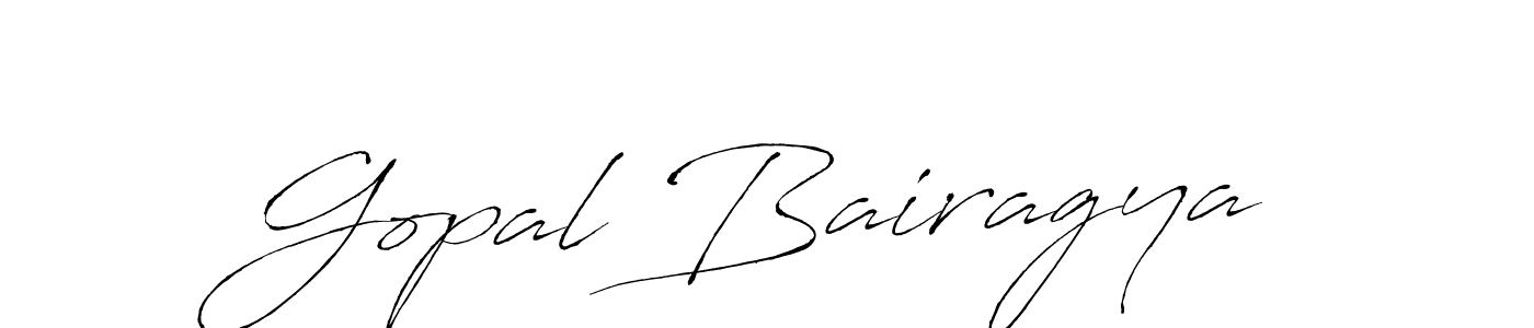 Gopal Bairagya stylish signature style. Best Handwritten Sign (Antro_Vectra) for my name. Handwritten Signature Collection Ideas for my name Gopal Bairagya. Gopal Bairagya signature style 6 images and pictures png