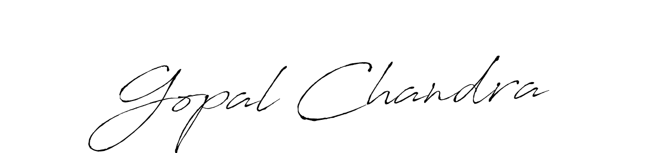 Design your own signature with our free online signature maker. With this signature software, you can create a handwritten (Antro_Vectra) signature for name Gopal Chandra. Gopal Chandra signature style 6 images and pictures png