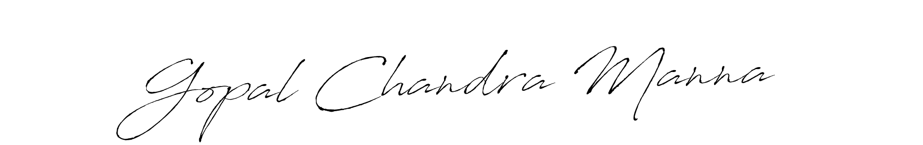 Design your own signature with our free online signature maker. With this signature software, you can create a handwritten (Antro_Vectra) signature for name Gopal Chandra Manna. Gopal Chandra Manna signature style 6 images and pictures png