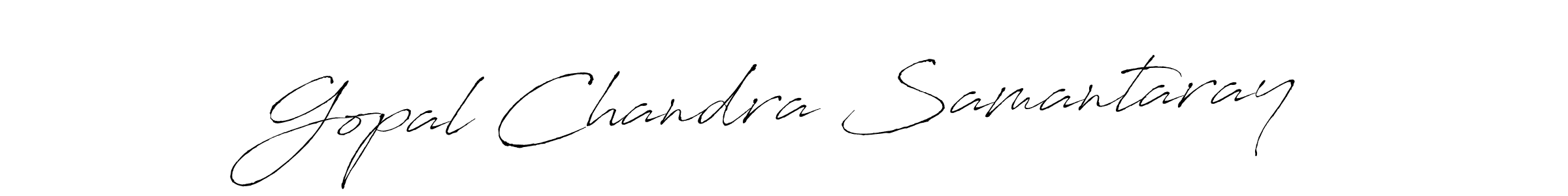 Gopal Chandra Samantaray stylish signature style. Best Handwritten Sign (Antro_Vectra) for my name. Handwritten Signature Collection Ideas for my name Gopal Chandra Samantaray. Gopal Chandra Samantaray signature style 6 images and pictures png