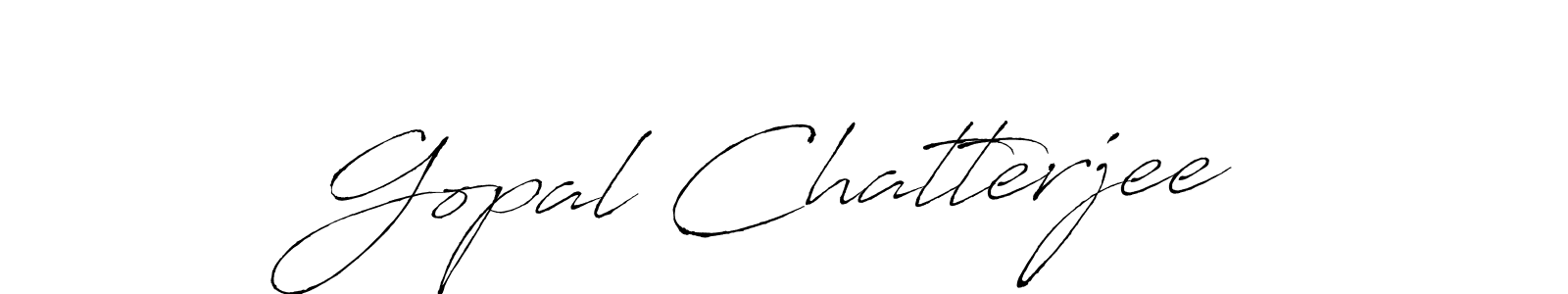 Make a beautiful signature design for name Gopal Chatterjee. With this signature (Antro_Vectra) style, you can create a handwritten signature for free. Gopal Chatterjee signature style 6 images and pictures png