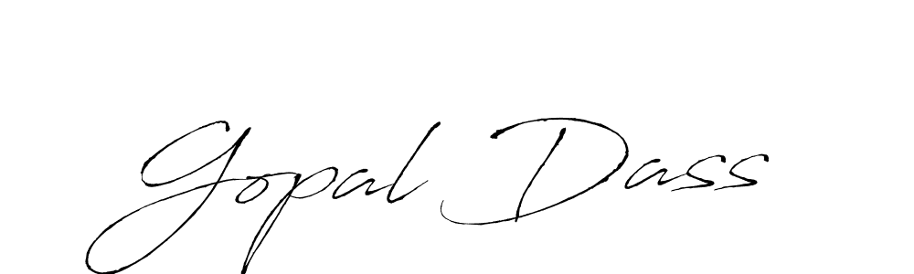 Gopal Dass stylish signature style. Best Handwritten Sign (Antro_Vectra) for my name. Handwritten Signature Collection Ideas for my name Gopal Dass. Gopal Dass signature style 6 images and pictures png