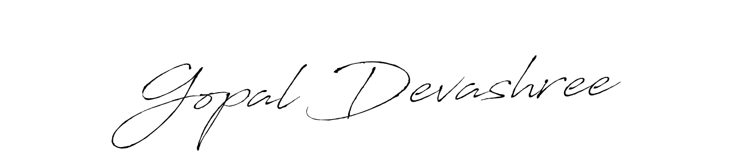 Antro_Vectra is a professional signature style that is perfect for those who want to add a touch of class to their signature. It is also a great choice for those who want to make their signature more unique. Get Gopal Devashree name to fancy signature for free. Gopal Devashree signature style 6 images and pictures png