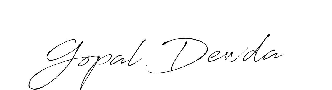 Similarly Antro_Vectra is the best handwritten signature design. Signature creator online .You can use it as an online autograph creator for name Gopal Dewda. Gopal Dewda signature style 6 images and pictures png