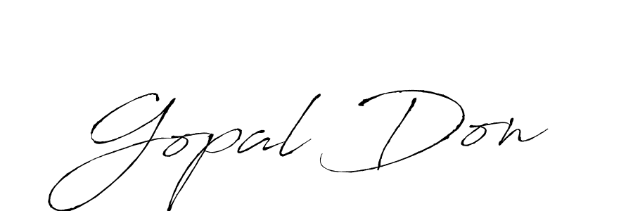 Also You can easily find your signature by using the search form. We will create Gopal Don name handwritten signature images for you free of cost using Antro_Vectra sign style. Gopal Don signature style 6 images and pictures png