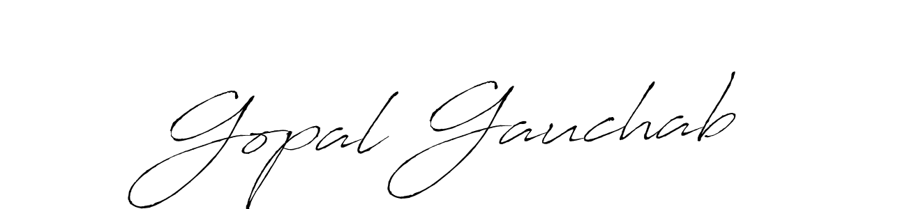 It looks lik you need a new signature style for name Gopal Gauchab. Design unique handwritten (Antro_Vectra) signature with our free signature maker in just a few clicks. Gopal Gauchab signature style 6 images and pictures png