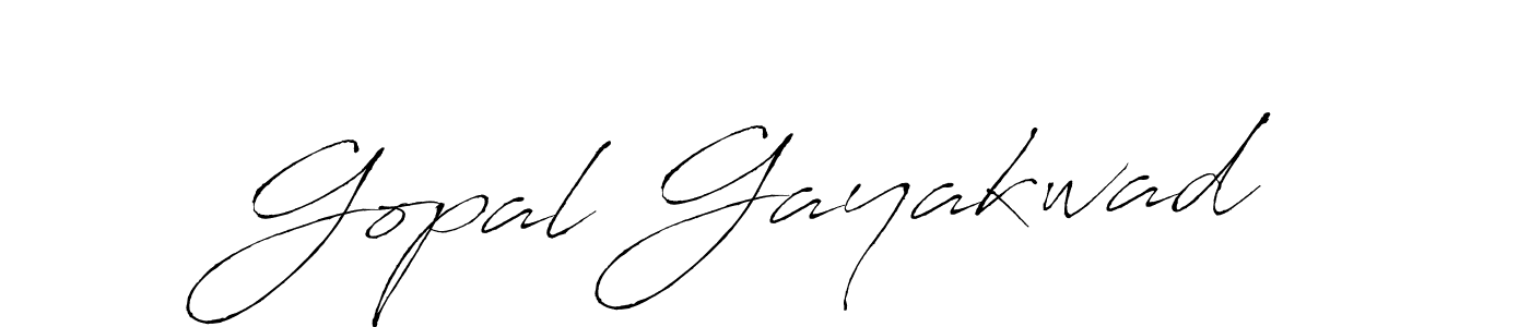 Design your own signature with our free online signature maker. With this signature software, you can create a handwritten (Antro_Vectra) signature for name Gopal Gayakwad. Gopal Gayakwad signature style 6 images and pictures png