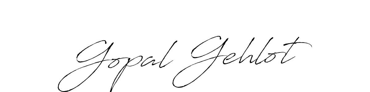 How to make Gopal Gehlot signature? Antro_Vectra is a professional autograph style. Create handwritten signature for Gopal Gehlot name. Gopal Gehlot signature style 6 images and pictures png