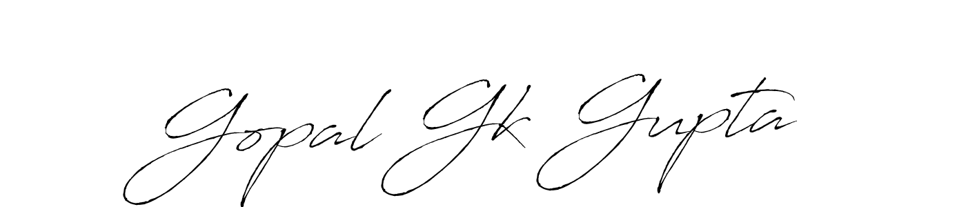 Use a signature maker to create a handwritten signature online. With this signature software, you can design (Antro_Vectra) your own signature for name Gopal Gk Gupta. Gopal Gk Gupta signature style 6 images and pictures png