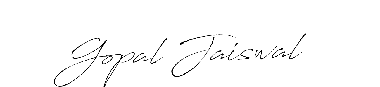 How to make Gopal Jaiswal signature? Antro_Vectra is a professional autograph style. Create handwritten signature for Gopal Jaiswal name. Gopal Jaiswal signature style 6 images and pictures png