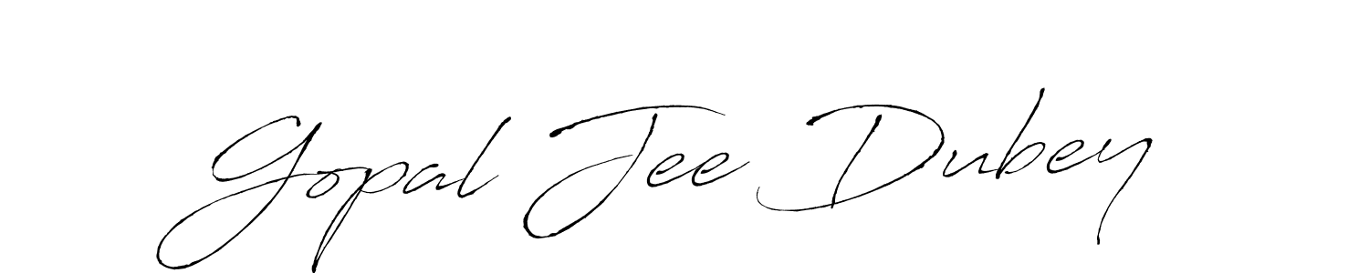 Make a beautiful signature design for name Gopal Jee Dubey. Use this online signature maker to create a handwritten signature for free. Gopal Jee Dubey signature style 6 images and pictures png