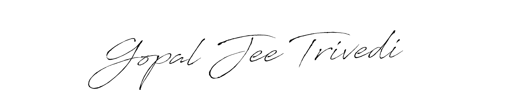 Use a signature maker to create a handwritten signature online. With this signature software, you can design (Antro_Vectra) your own signature for name Gopal Jee Trivedi. Gopal Jee Trivedi signature style 6 images and pictures png