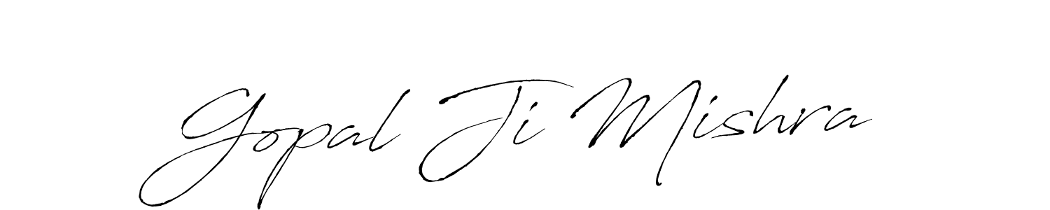 Use a signature maker to create a handwritten signature online. With this signature software, you can design (Antro_Vectra) your own signature for name Gopal Ji Mishra. Gopal Ji Mishra signature style 6 images and pictures png