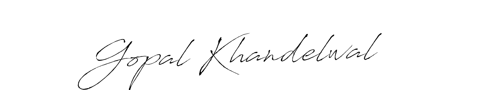 Antro_Vectra is a professional signature style that is perfect for those who want to add a touch of class to their signature. It is also a great choice for those who want to make their signature more unique. Get Gopal Khandelwal name to fancy signature for free. Gopal Khandelwal signature style 6 images and pictures png