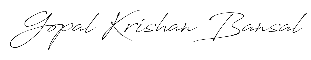 Make a beautiful signature design for name Gopal Krishan Bansal. Use this online signature maker to create a handwritten signature for free. Gopal Krishan Bansal signature style 6 images and pictures png
