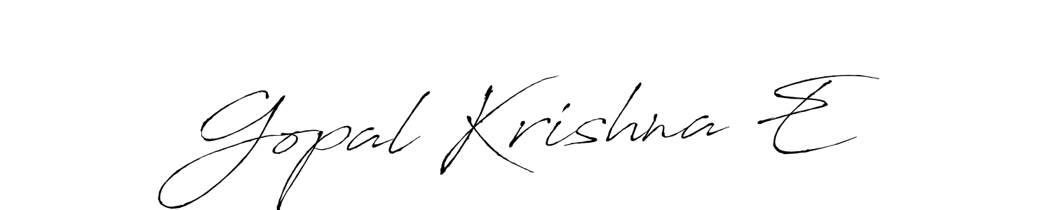 Make a beautiful signature design for name Gopal Krishna E. Use this online signature maker to create a handwritten signature for free. Gopal Krishna E signature style 6 images and pictures png