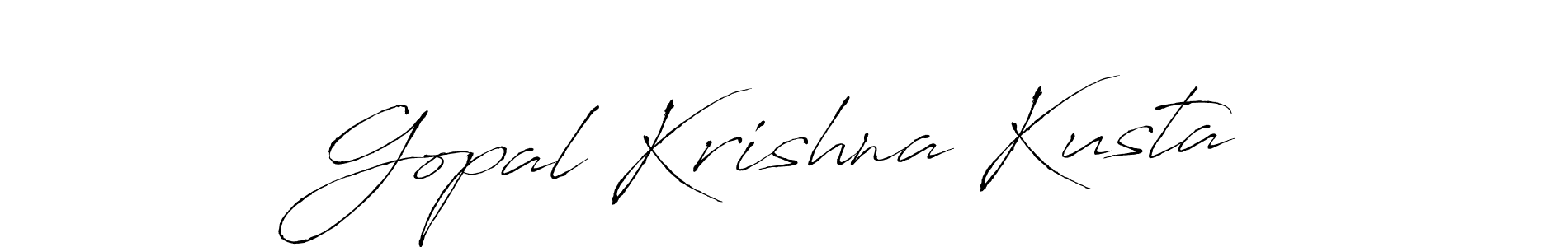 You can use this online signature creator to create a handwritten signature for the name Gopal Krishna Kusta. This is the best online autograph maker. Gopal Krishna Kusta signature style 6 images and pictures png