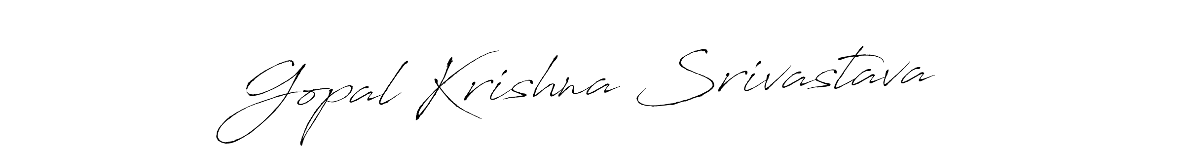 Make a short Gopal Krishna Srivastava signature style. Manage your documents anywhere anytime using Antro_Vectra. Create and add eSignatures, submit forms, share and send files easily. Gopal Krishna Srivastava signature style 6 images and pictures png