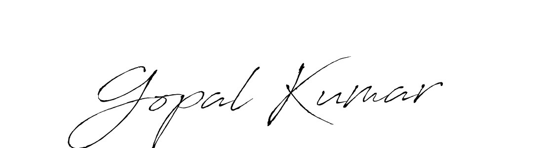 How to make Gopal Kumar name signature. Use Antro_Vectra style for creating short signs online. This is the latest handwritten sign. Gopal Kumar signature style 6 images and pictures png
