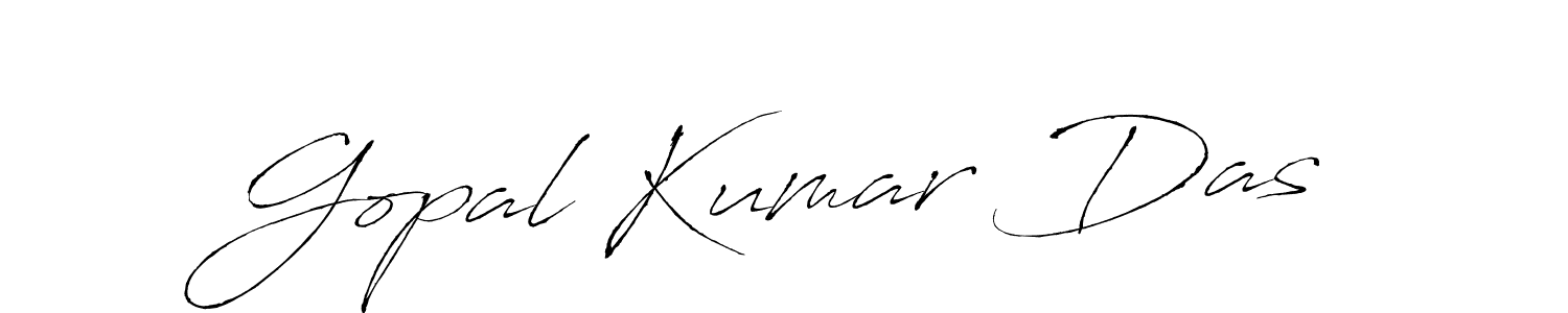 How to make Gopal Kumar Das name signature. Use Antro_Vectra style for creating short signs online. This is the latest handwritten sign. Gopal Kumar Das signature style 6 images and pictures png