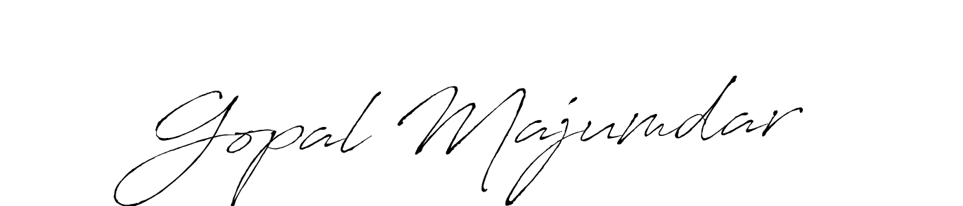 It looks lik you need a new signature style for name Gopal Majumdar. Design unique handwritten (Antro_Vectra) signature with our free signature maker in just a few clicks. Gopal Majumdar signature style 6 images and pictures png