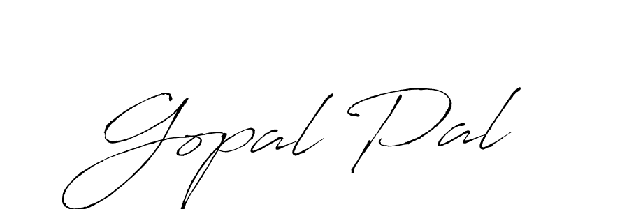 Gopal Pal stylish signature style. Best Handwritten Sign (Antro_Vectra) for my name. Handwritten Signature Collection Ideas for my name Gopal Pal. Gopal Pal signature style 6 images and pictures png