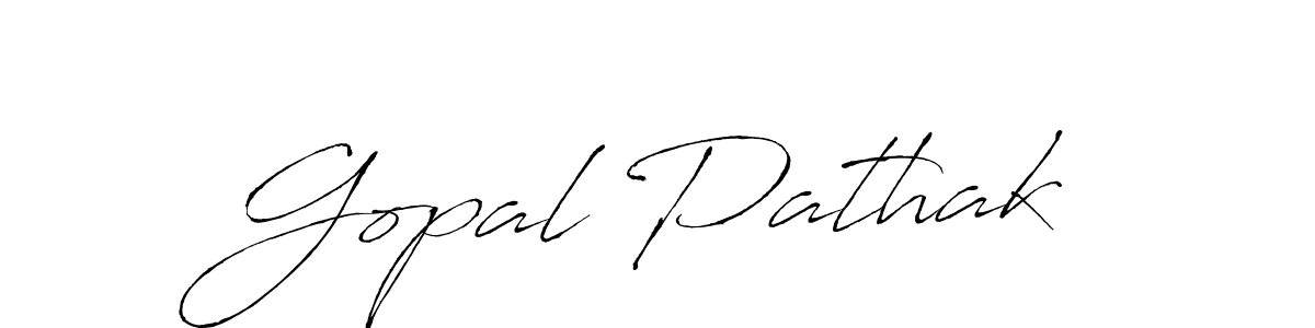 Use a signature maker to create a handwritten signature online. With this signature software, you can design (Antro_Vectra) your own signature for name Gopal Pathak. Gopal Pathak signature style 6 images and pictures png