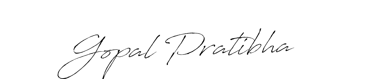 The best way (Antro_Vectra) to make a short signature is to pick only two or three words in your name. The name Gopal Pratibha include a total of six letters. For converting this name. Gopal Pratibha signature style 6 images and pictures png