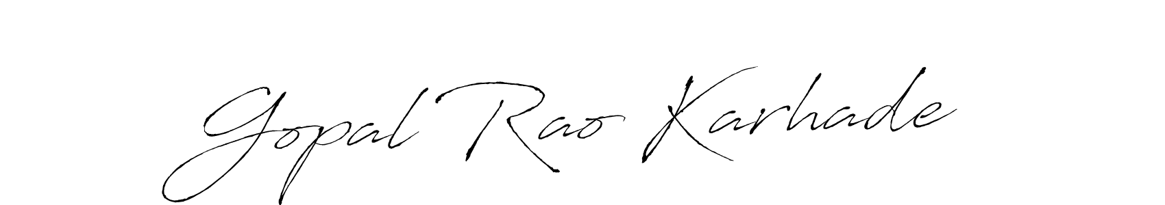 It looks lik you need a new signature style for name Gopal Rao Karhade. Design unique handwritten (Antro_Vectra) signature with our free signature maker in just a few clicks. Gopal Rao Karhade signature style 6 images and pictures png