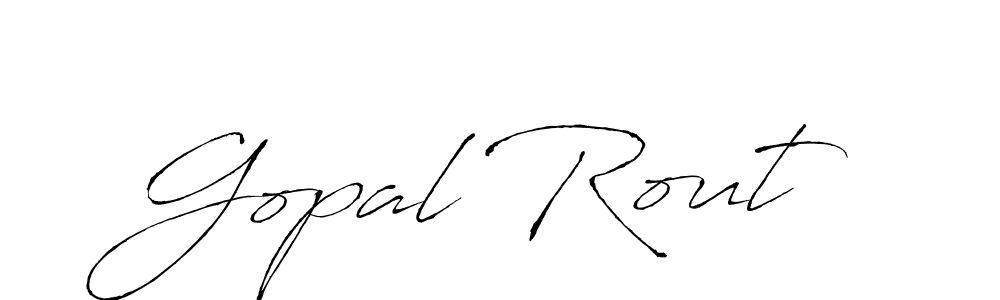 Use a signature maker to create a handwritten signature online. With this signature software, you can design (Antro_Vectra) your own signature for name Gopal Rout. Gopal Rout signature style 6 images and pictures png