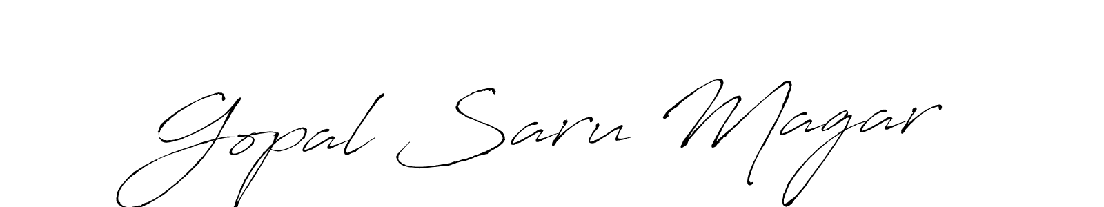 Also we have Gopal Saru Magar name is the best signature style. Create professional handwritten signature collection using Antro_Vectra autograph style. Gopal Saru Magar signature style 6 images and pictures png