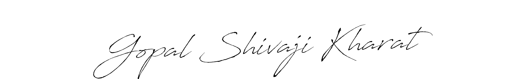Gopal Shivaji Kharat stylish signature style. Best Handwritten Sign (Antro_Vectra) for my name. Handwritten Signature Collection Ideas for my name Gopal Shivaji Kharat. Gopal Shivaji Kharat signature style 6 images and pictures png