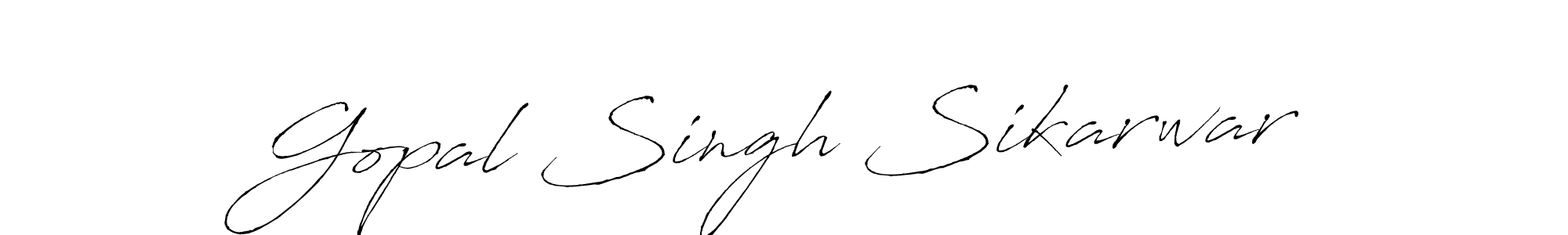The best way (Antro_Vectra) to make a short signature is to pick only two or three words in your name. The name Gopal Singh Sikarwar include a total of six letters. For converting this name. Gopal Singh Sikarwar signature style 6 images and pictures png