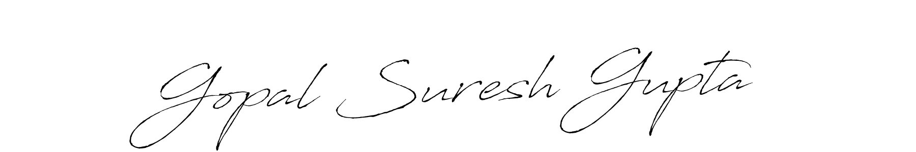 Make a short Gopal Suresh Gupta signature style. Manage your documents anywhere anytime using Antro_Vectra. Create and add eSignatures, submit forms, share and send files easily. Gopal Suresh Gupta signature style 6 images and pictures png