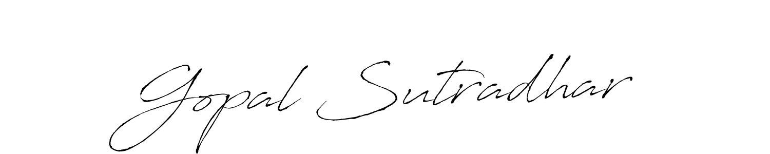 It looks lik you need a new signature style for name Gopal Sutradhar. Design unique handwritten (Antro_Vectra) signature with our free signature maker in just a few clicks. Gopal Sutradhar signature style 6 images and pictures png