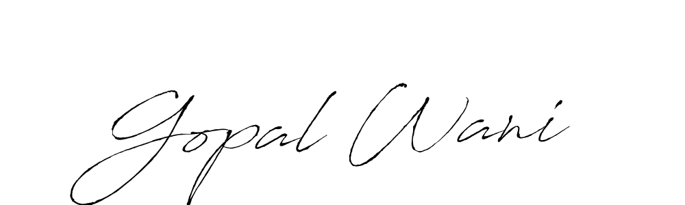 Once you've used our free online signature maker to create your best signature Antro_Vectra style, it's time to enjoy all of the benefits that Gopal Wani name signing documents. Gopal Wani signature style 6 images and pictures png