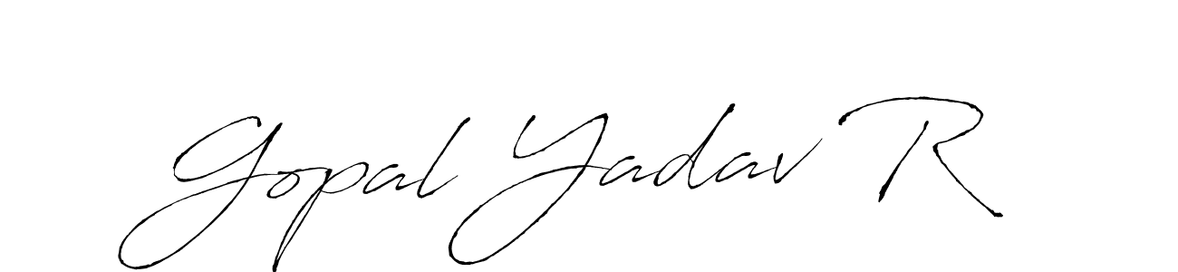 Similarly Antro_Vectra is the best handwritten signature design. Signature creator online .You can use it as an online autograph creator for name Gopal Yadav R. Gopal Yadav R signature style 6 images and pictures png