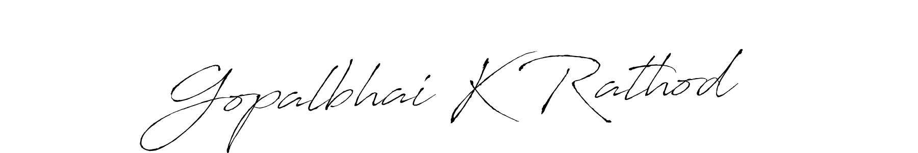 Use a signature maker to create a handwritten signature online. With this signature software, you can design (Antro_Vectra) your own signature for name Gopalbhai K Rathod. Gopalbhai K Rathod signature style 6 images and pictures png