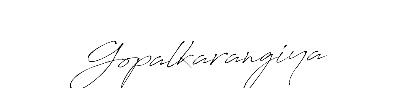 Gopalkarangiya stylish signature style. Best Handwritten Sign (Antro_Vectra) for my name. Handwritten Signature Collection Ideas for my name Gopalkarangiya. Gopalkarangiya signature style 6 images and pictures png
