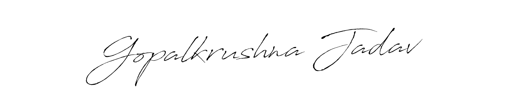 You can use this online signature creator to create a handwritten signature for the name Gopalkrushna Jadav. This is the best online autograph maker. Gopalkrushna Jadav signature style 6 images and pictures png
