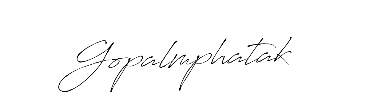 Design your own signature with our free online signature maker. With this signature software, you can create a handwritten (Antro_Vectra) signature for name Gopalmphatak. Gopalmphatak signature style 6 images and pictures png