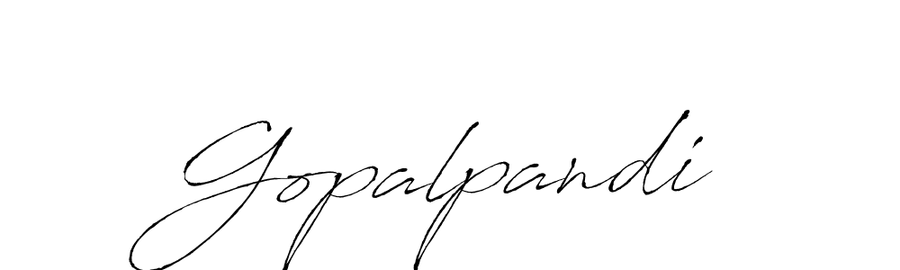 It looks lik you need a new signature style for name Gopalpandi. Design unique handwritten (Antro_Vectra) signature with our free signature maker in just a few clicks. Gopalpandi signature style 6 images and pictures png