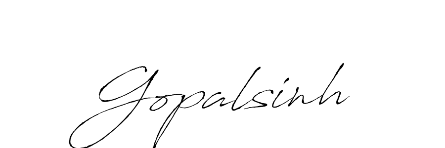 Use a signature maker to create a handwritten signature online. With this signature software, you can design (Antro_Vectra) your own signature for name Gopalsinh. Gopalsinh signature style 6 images and pictures png