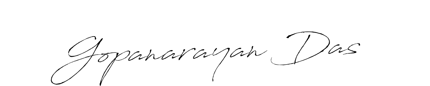 Gopanarayan Das stylish signature style. Best Handwritten Sign (Antro_Vectra) for my name. Handwritten Signature Collection Ideas for my name Gopanarayan Das. Gopanarayan Das signature style 6 images and pictures png