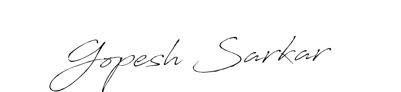 Make a beautiful signature design for name Gopesh Sarkar. Use this online signature maker to create a handwritten signature for free. Gopesh Sarkar signature style 6 images and pictures png