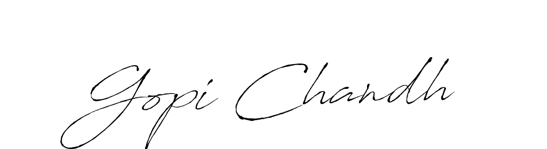 How to make Gopi Chandh signature? Antro_Vectra is a professional autograph style. Create handwritten signature for Gopi Chandh name. Gopi Chandh signature style 6 images and pictures png