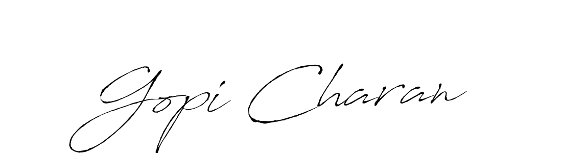 Once you've used our free online signature maker to create your best signature Antro_Vectra style, it's time to enjoy all of the benefits that Gopi Charan name signing documents. Gopi Charan signature style 6 images and pictures png