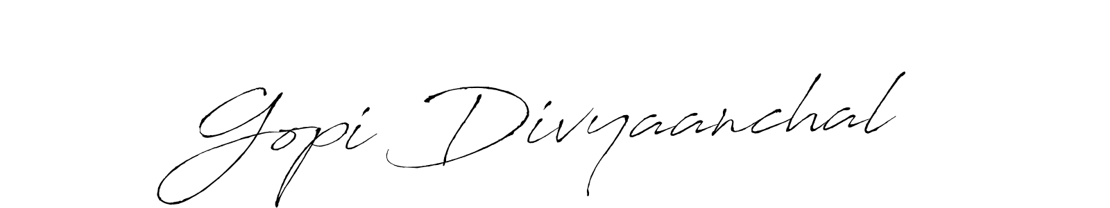 You should practise on your own different ways (Antro_Vectra) to write your name (Gopi Divyaanchal) in signature. don't let someone else do it for you. Gopi Divyaanchal signature style 6 images and pictures png