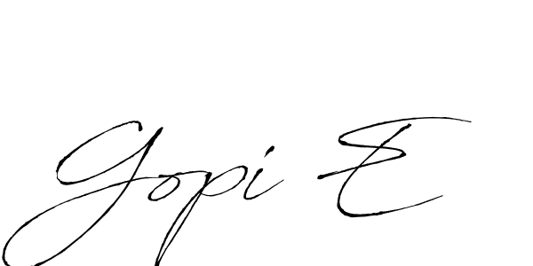 You can use this online signature creator to create a handwritten signature for the name Gopi E. This is the best online autograph maker. Gopi E signature style 6 images and pictures png